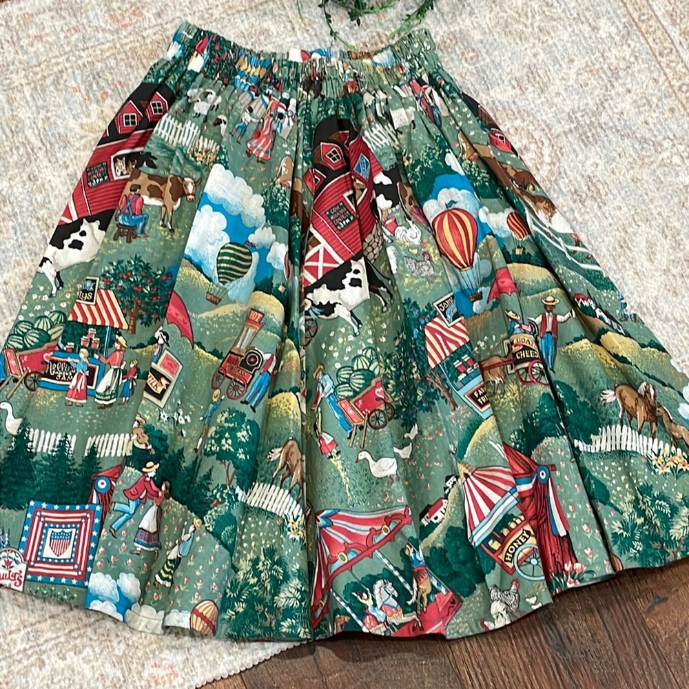 Handmade Country Farm Skirt